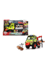 Dickie Unimog U530 Işıklı Sesli Kütük Taşıyıcı Vinç Kamyonu 50 cm