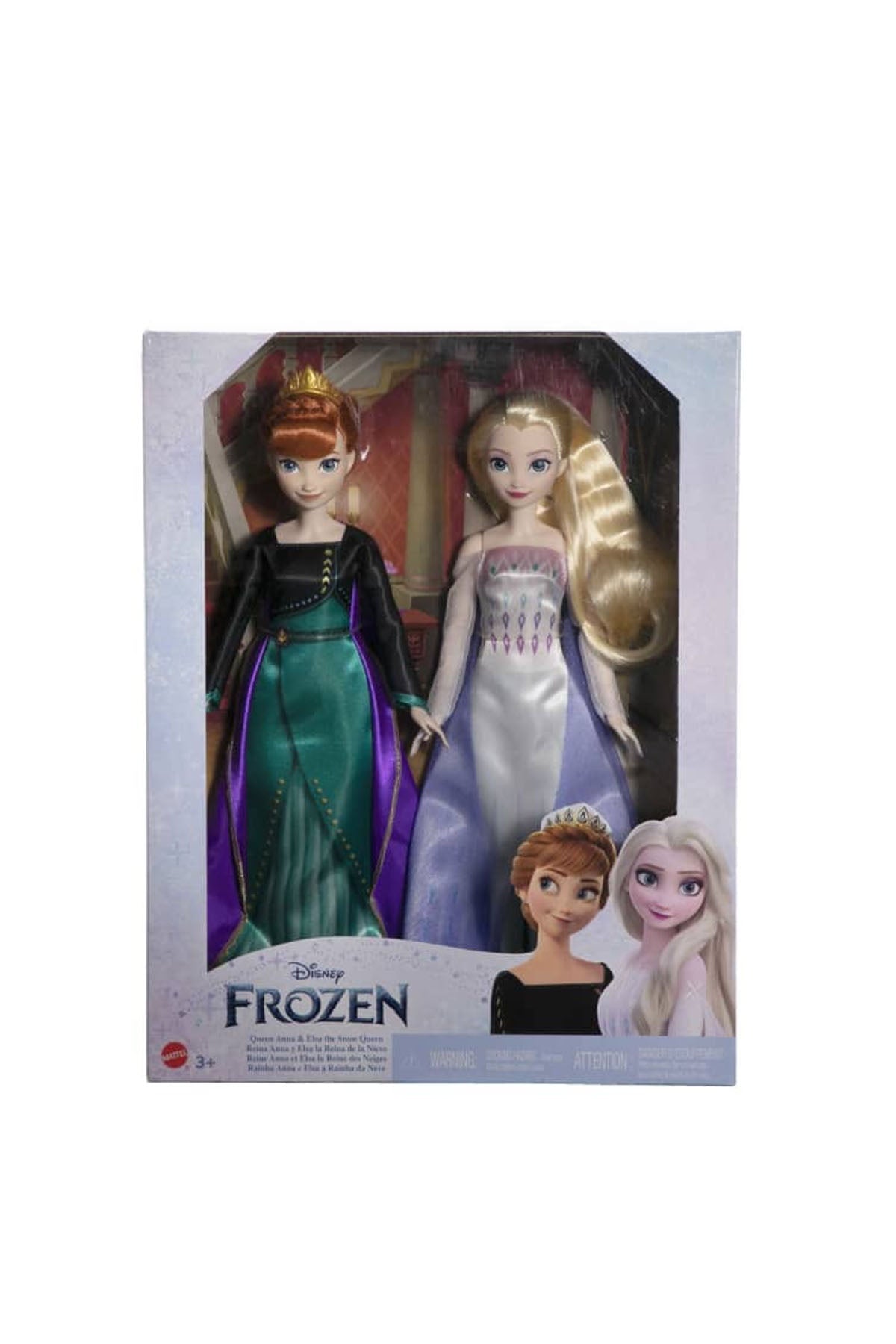 Disney Karlar Ükesi Prensesleri Anna ve Elsa - 2'li Paket