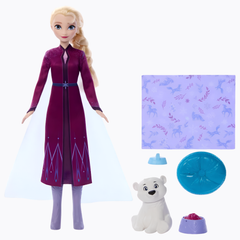 Disney Karlar Ülkesi Elsa Bebek ve Yavru Kutup Ayısı Figür Seti JFG16