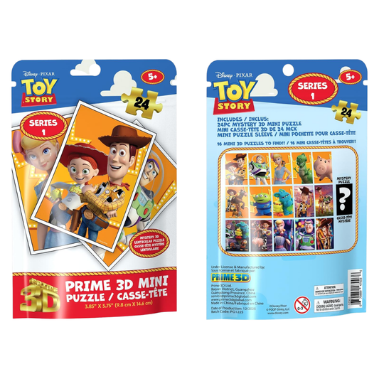 Disney Pixar Toy Story Series 1 Prime 3D Sürpriz Puzzle 24 Parça