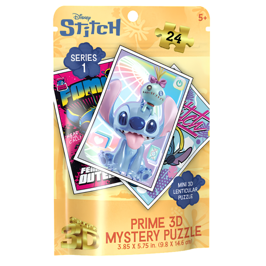 Disney Stitch Series 1 Prime 3D Sürpriz Puzzle 24 Parça