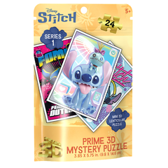 Disney Stitch Series 1 Prime 3D Sürpriz Puzzle 24 Parça