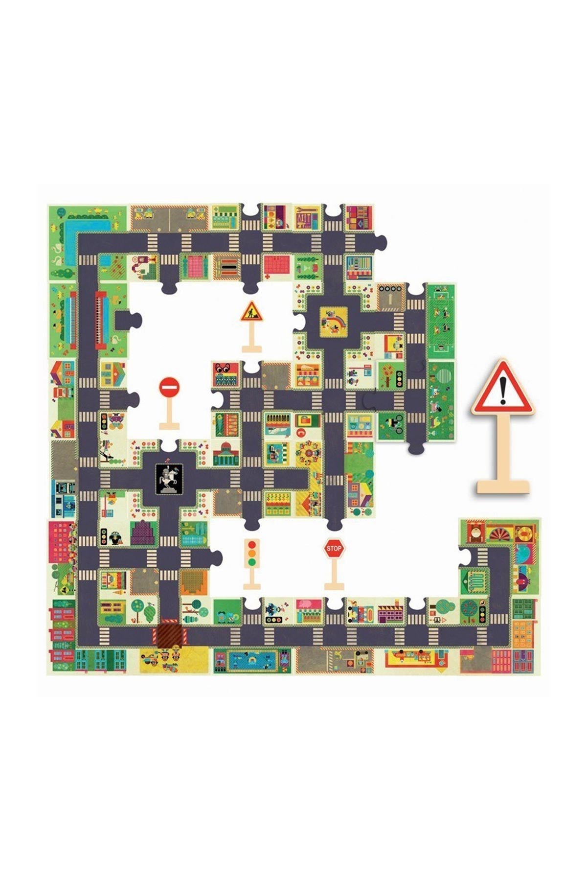 Djeco Dev Puzzle 24 Parça/ The City