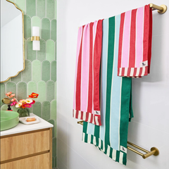 Dock And Bay Banyo Havlusu Waffle L Peppermint Punch