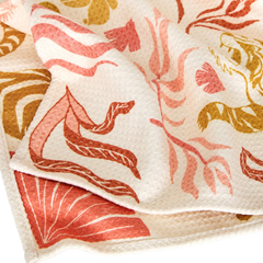 Dock And Bay Banyo Havlusu Waffle L Tiger Palm