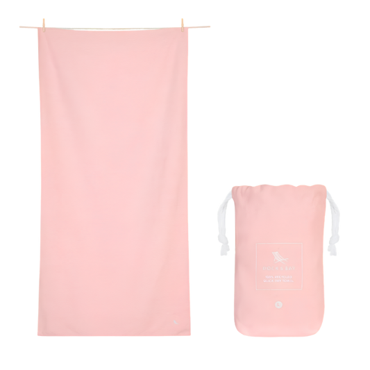 Dock And Bay Hızlı Kuruyan Havlu Essential L Island Pink