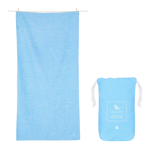 Dock And Bay Hızlı Kuruyan Havlu Essential L Lagoon Blue