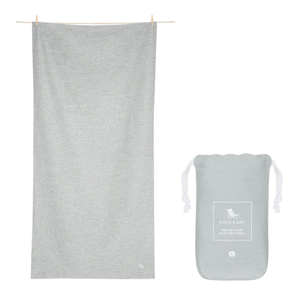 Dock And Bay Hızlı Kuruyan Havlu Essential L Mountain Grey