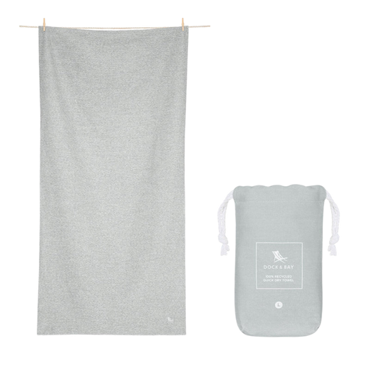 Dock And Bay Hızlı Kuruyan Havlu Essential L Mountain Grey