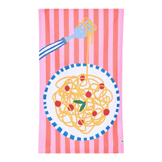 Dock And Bay Mutfak Havlusu Spaghetti No Regretti
