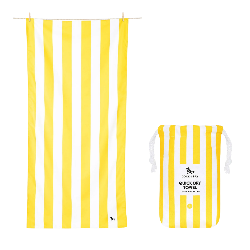 Dock And Bay Plaj Havlusu Cabana XL Boracay Yellow