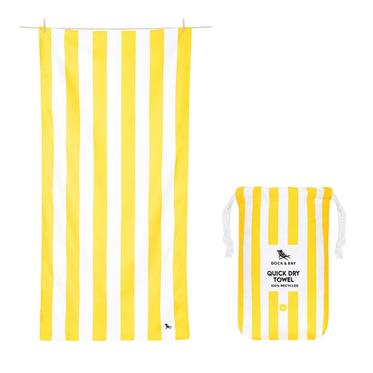Dock And Bay Plaj Havlusu Cabana XL Boracay Yellow
