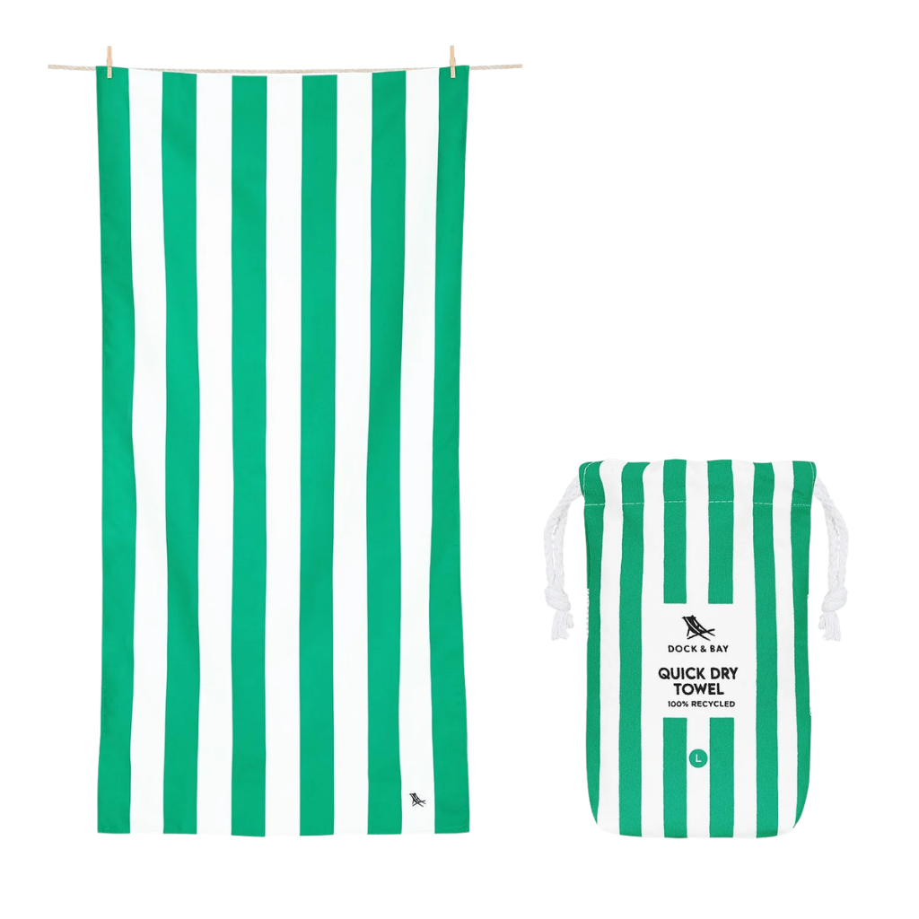 Dock And Bay Plaj Havlusu Cabana XL Cancun Green