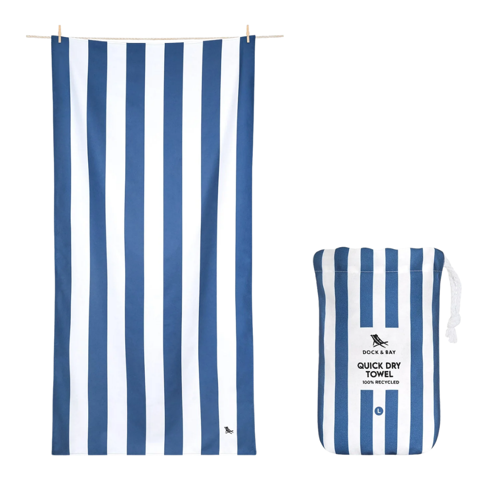 Dock And Bay Plaj Havlusu Cabana XL Whitsunday Blue