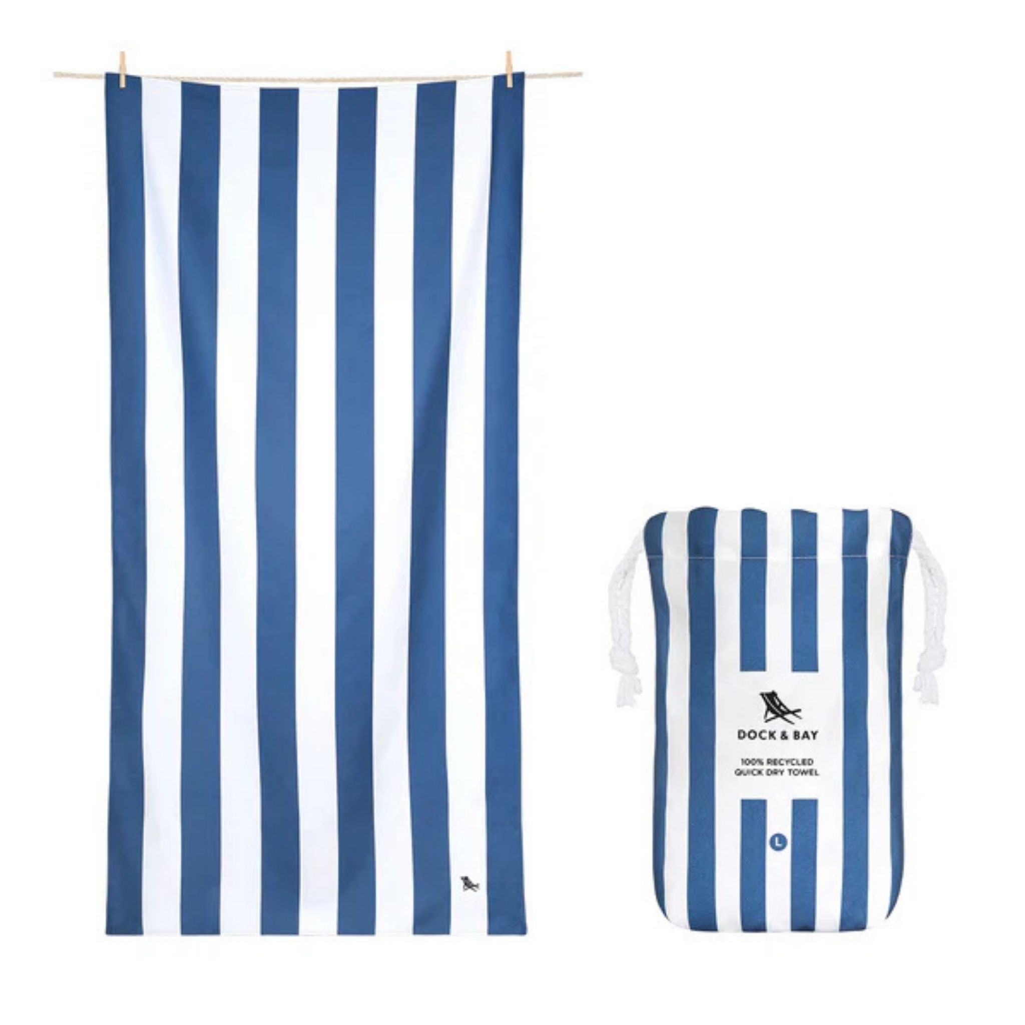 Dock And Bay Plaj Havlusu Cabana XXL Whitsunday Blue