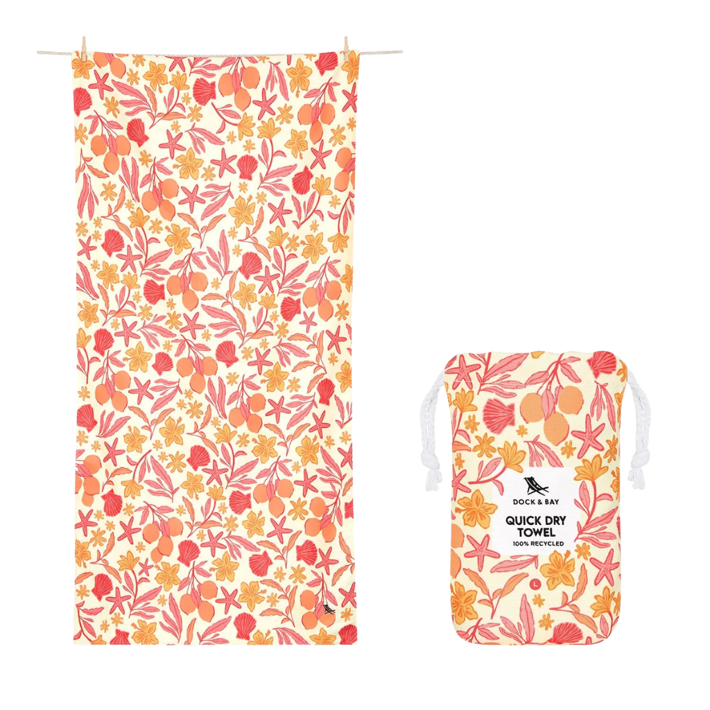 Dock And Bay Plaj Havlusu Design L Tangerine Tide