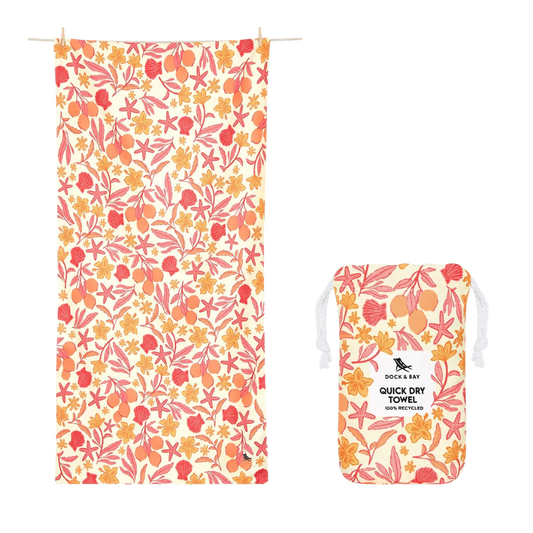 Dock And Bay Plaj Havlusu Design L Tangerine Tide