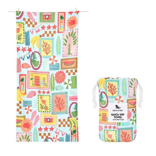 Dock And Bay Plaj Havlusu Design L Wish You Were Here