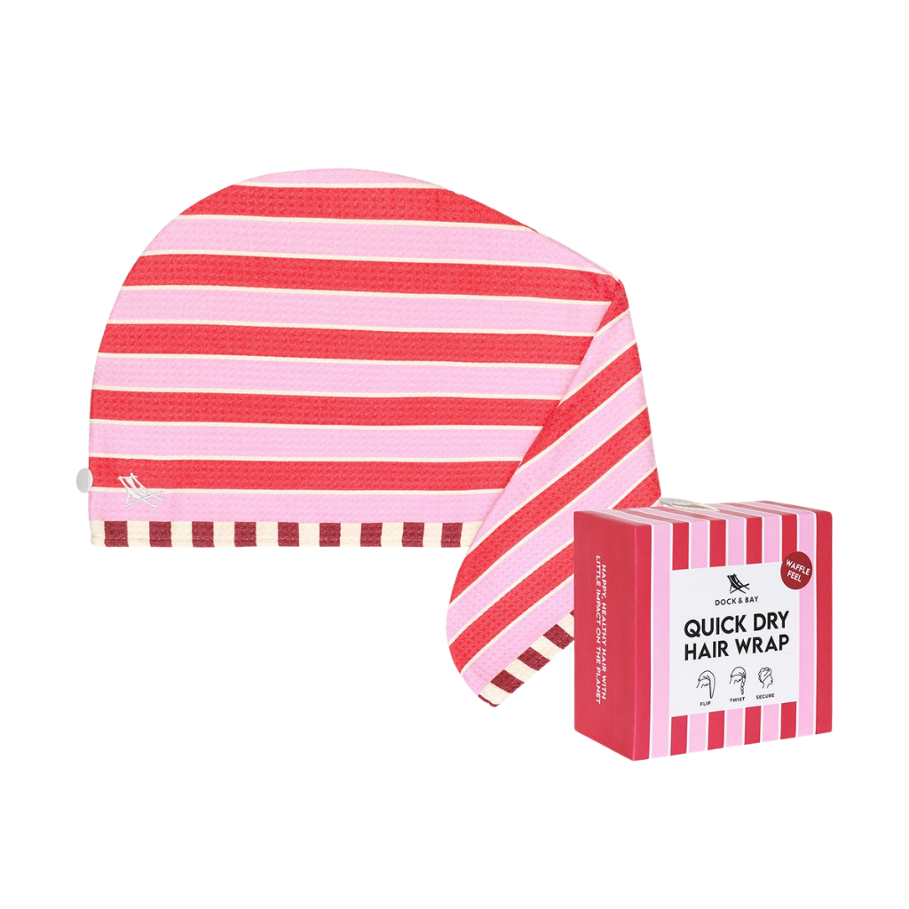 Dock And Bay Saç Havlusu Waffle Cherry Bomb