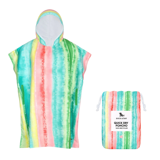 Dock And Bay UV Korumalı Yetişkin Panço Design L Watermelon Sugar