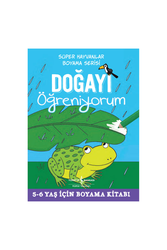Türkiye İş Bankası Kültür Yayınları Doğayı Öğreniyorum Süper Hayvanlar Boyama Serisi