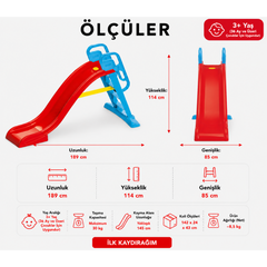 Dolu 2'si 1 Arada Büyük Su Kaydırağı