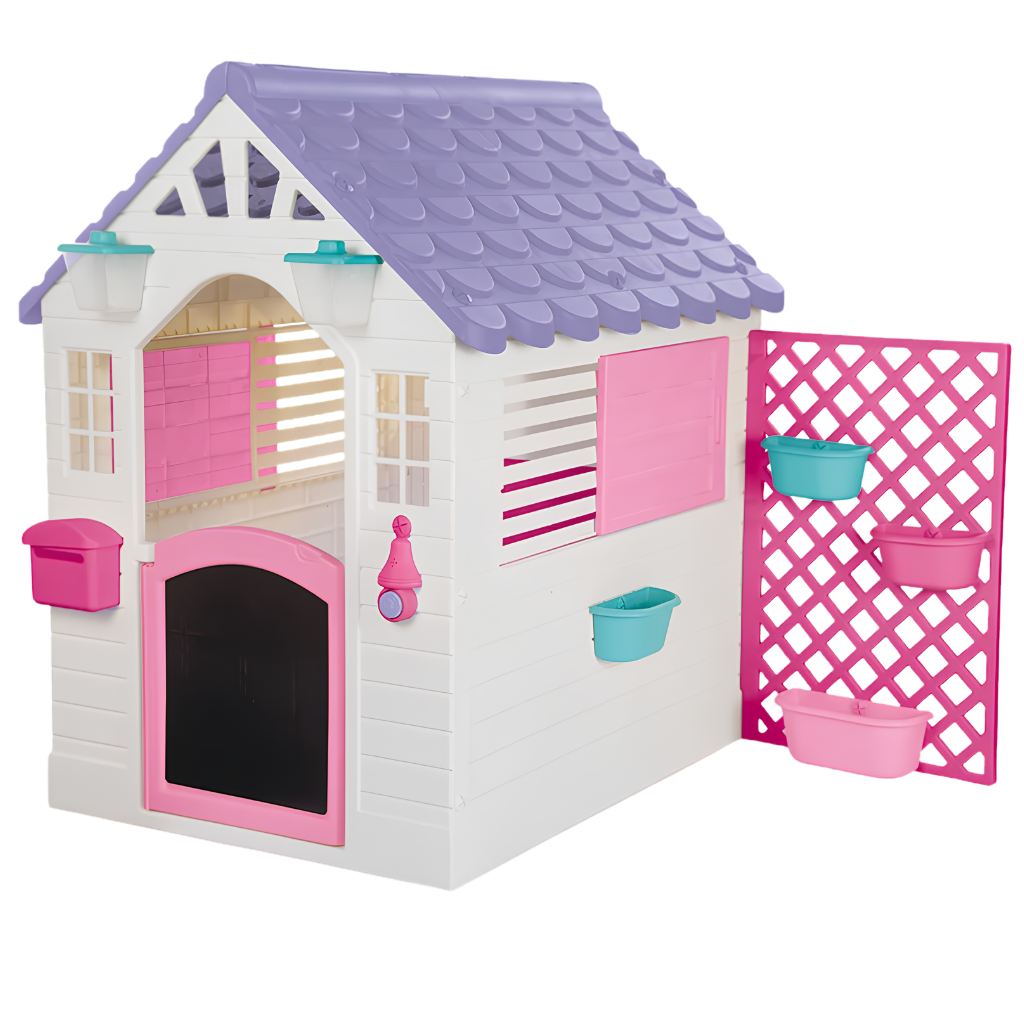 Dolu Aksesuarlı Oyun Evi Pembe 2578