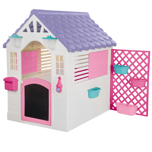 Dolu Aksesuarlı Oyun Evi Pembe 2578