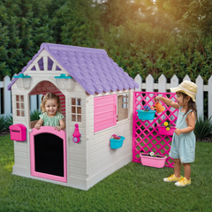 Dolu Aksesuarlı Oyun Evi Pembe 2578