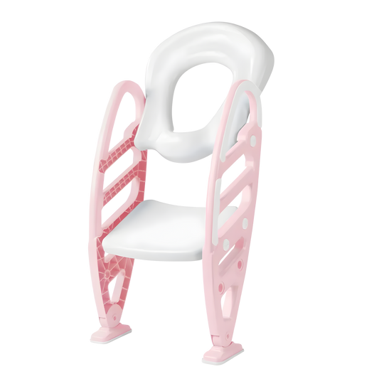 Dolu Kaymaz Ayarlı Merdivenli Tuvalet Pembe