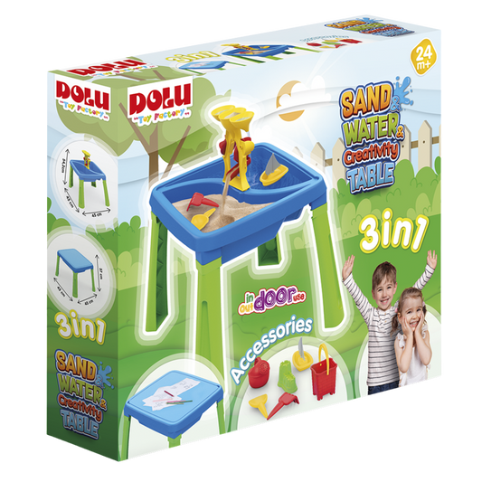 Dolu Oyuncak Su Kum ve Yaratıcılık Masası