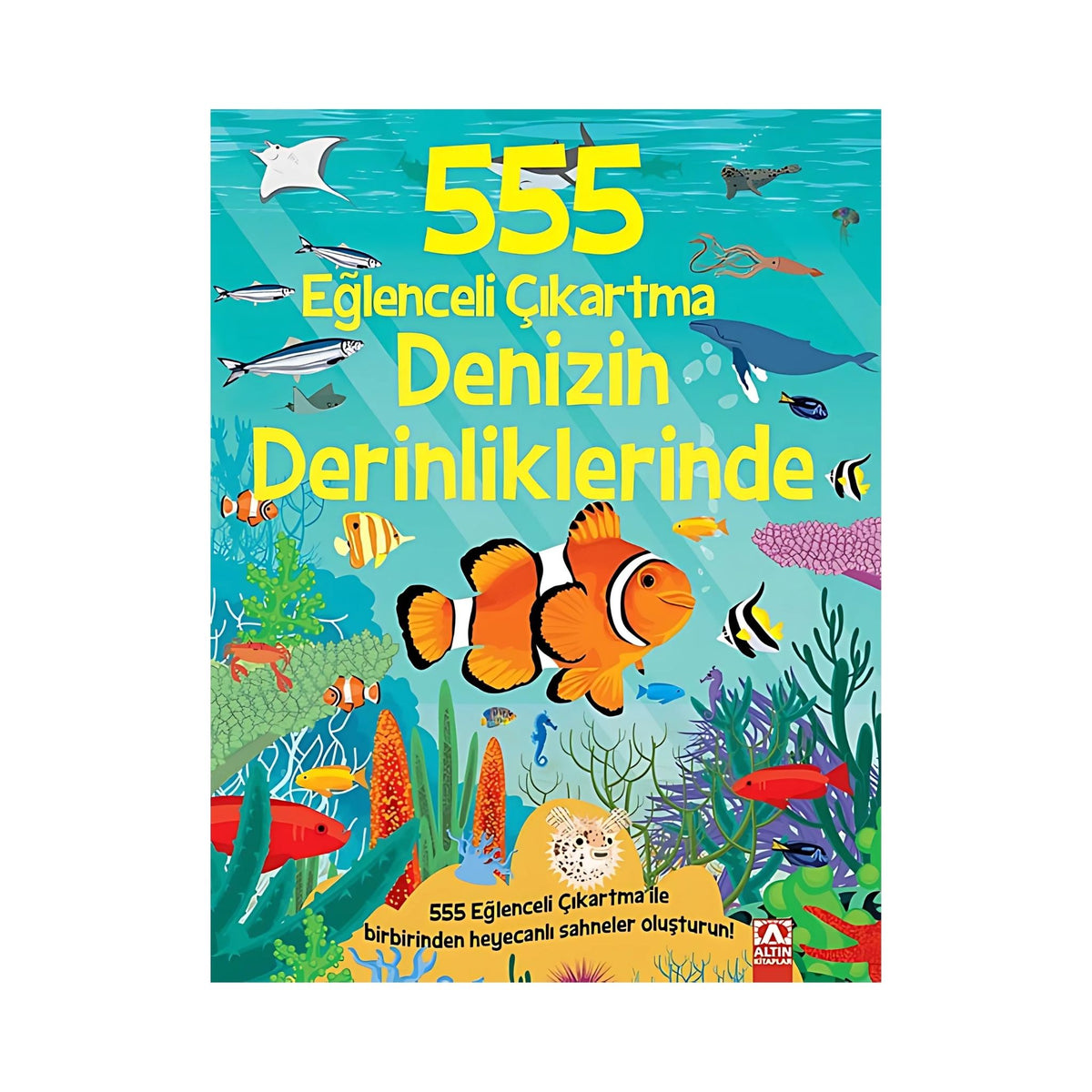 Altın Kitaplar Eğlenceli Çıkartma Denizin Derinliklerinde