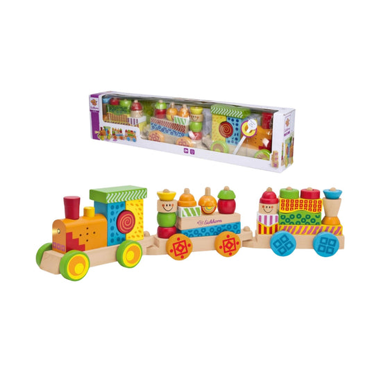 Eichhorn Işıklı Sesli Ahşap Tren 59cm
