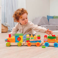 Eichhorn Işıklı Sesli Ahşap Tren 59cm