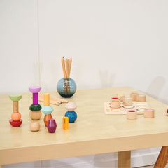 Eichhorn Montessori Ahşap Boncuk Dizme Oyunu