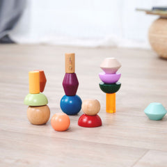 Eichhorn Montessori Ahşap Boncuk Dizme Oyunu