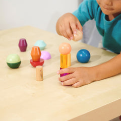 Eichhorn Montessori Ahşap Boncuk Dizme Oyunu