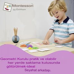 Eichhorn Montessori Ahşap Geo Board