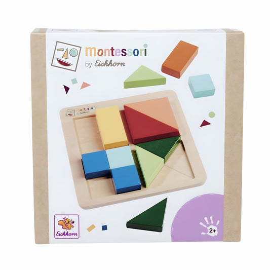 Eichhorn Montessori Ahşap Şekil Bulmaca Puzzle