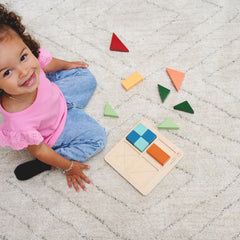 Eichhorn Montessori Ahşap Şekil Bulmaca Puzzle