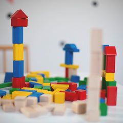 Eichhorn Renkli Ahşap Bloklar 100 Parça