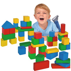 Eichhorn Renkli Ahşap Bloklar 50 Parça