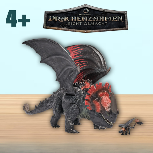 Ejderhanı Nasıl Eğitirsin Red Death Çiğneme Saldırısı Ejderha Figürü 28cm