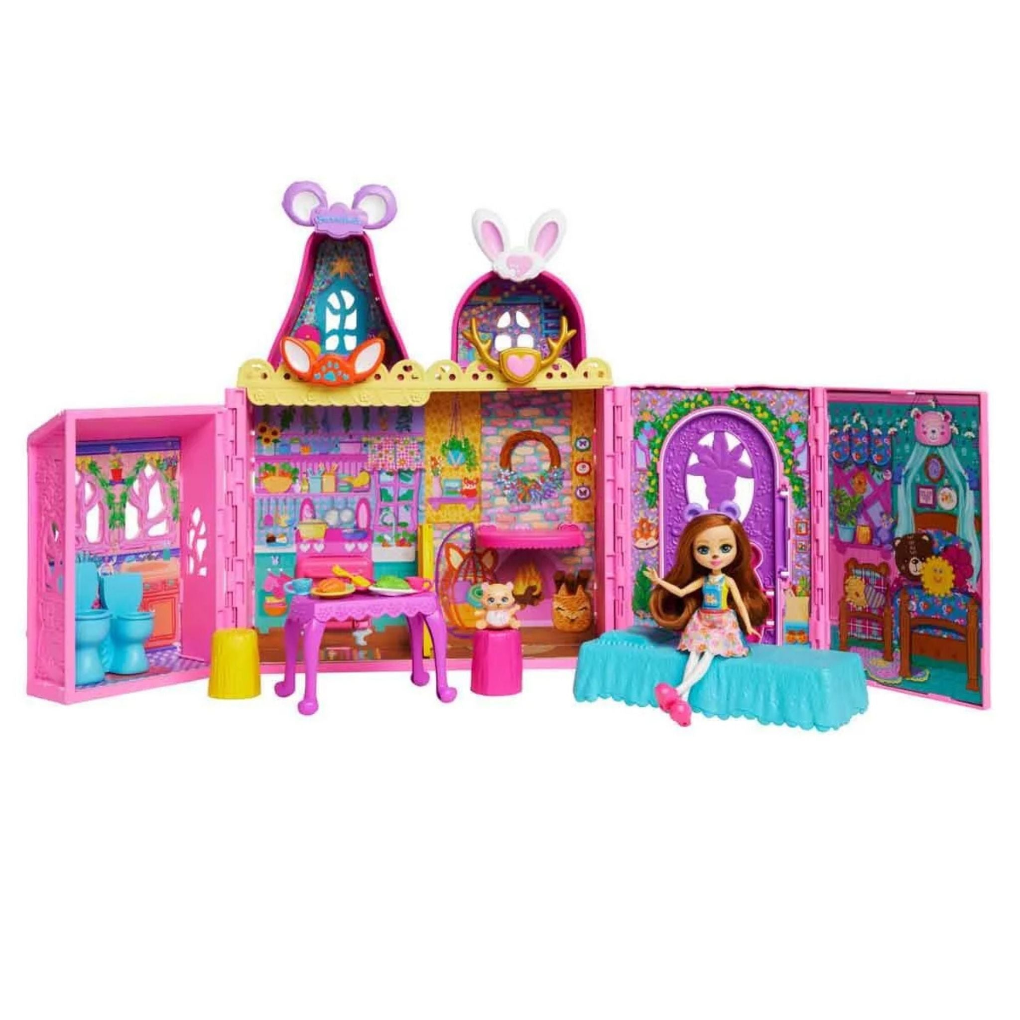 Enchantimals Ana Karakter Bebekler Evi Mattel HXL53