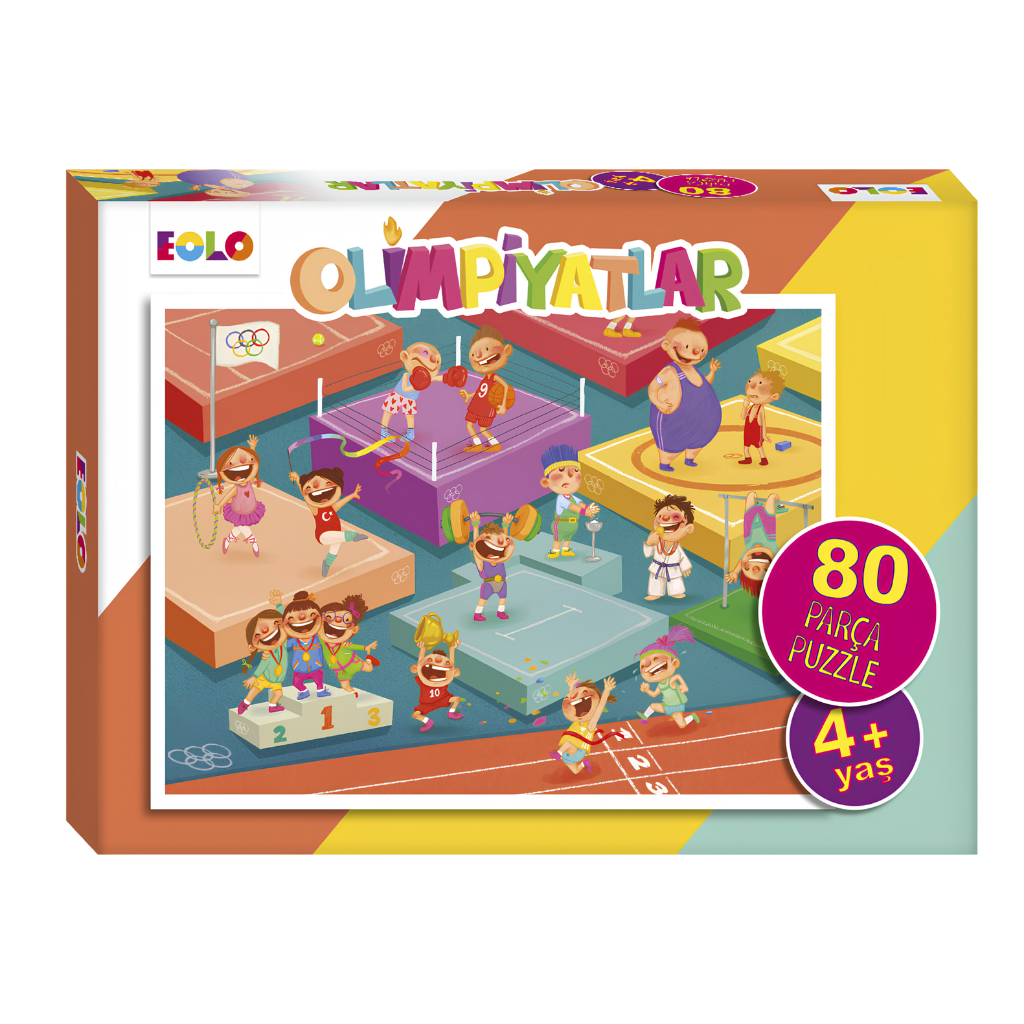 Eolo 80 Parça Puzzle Olimpiyatlar