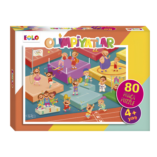 Eolo 80 Parça Puzzle Olimpiyatlar