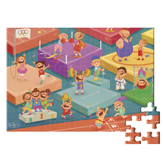 Eolo 80 Parça Puzzle Olimpiyatlar
