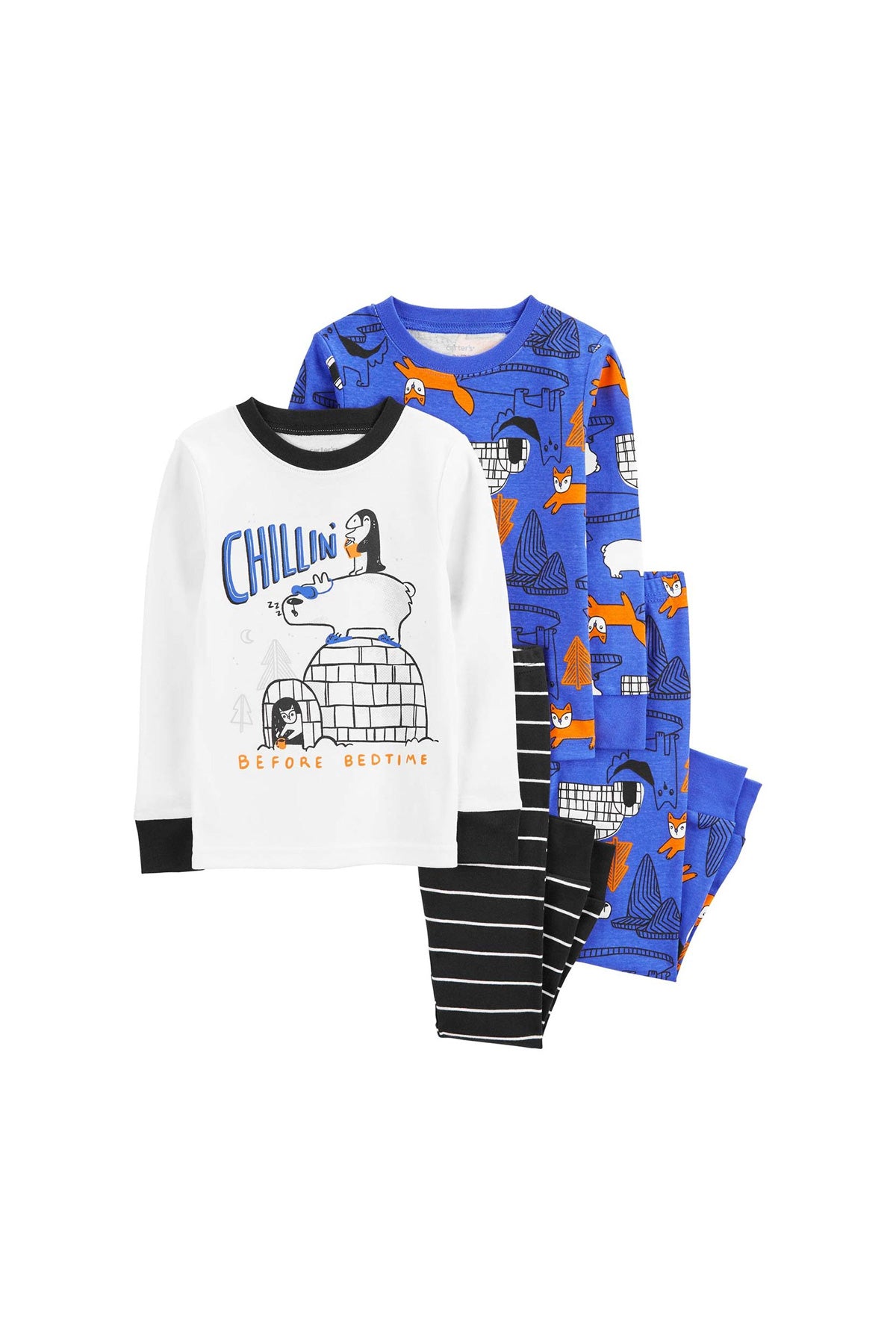 Erkek Bebek 4'lü Pijama Set