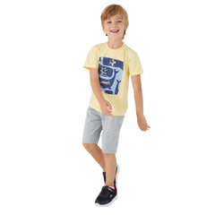 Roly Poly Erkek Çocuk Bermuda Takım Sarı