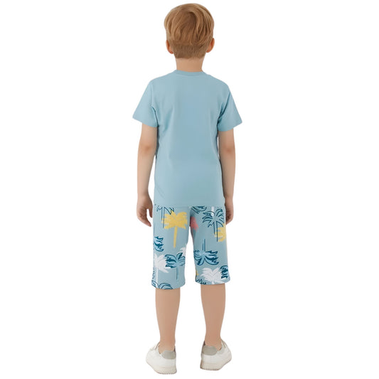 Roly Poly Erkek Çocuk Süprem Kapri Takım Mavi